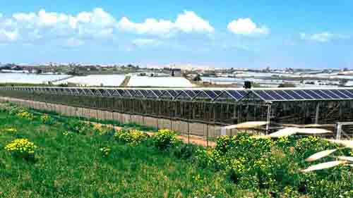 impianto fotovoltaico su serra